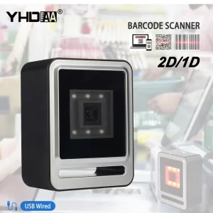 قارئ باركود مكتبي شاشة مربعة كبيرة 9200 - 1D 2D QR