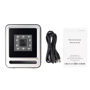 قارئ باركود مكتبي شاشة مربعة كبيرة 9200 - 1D 2D QR