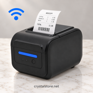 طابعة ايصالات وفواتير حرارية لا سلكية 80 مم USB + WIFI