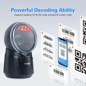قارئ باركود كاميرا مكتبي 9700 1D 2D QR