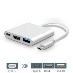 تحويلة 3 في 1 Type-C to HDMI + USB