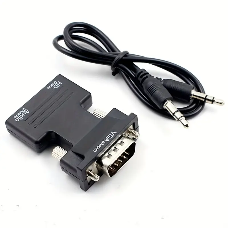 Converter HDMI to VGA with Audio محول مع صوت