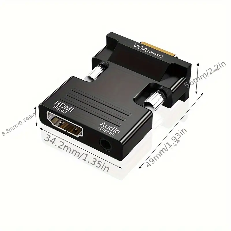 Converter HDMI to VGA with Audio محول مع صوت
