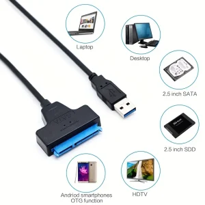 تحويلة من هارد ساتا الى USB