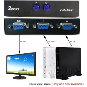 سويتش شاشة VGA 2 منفذ