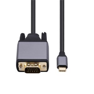 كيبل تشغيل الهاتف على الشاشة من TYPE-C الى VGA