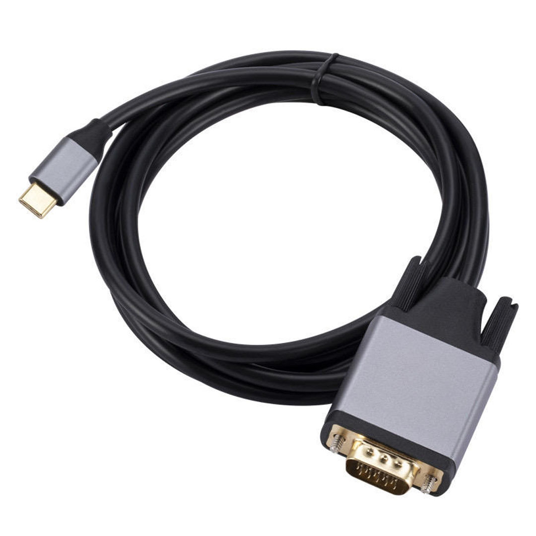 كيبل تشغيل الهاتف على الشاشة من TYPE-C الى VGA