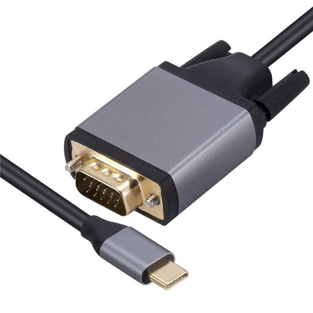كيبل تشغيل الهاتف على الشاشة من TYPE-C الى VGA