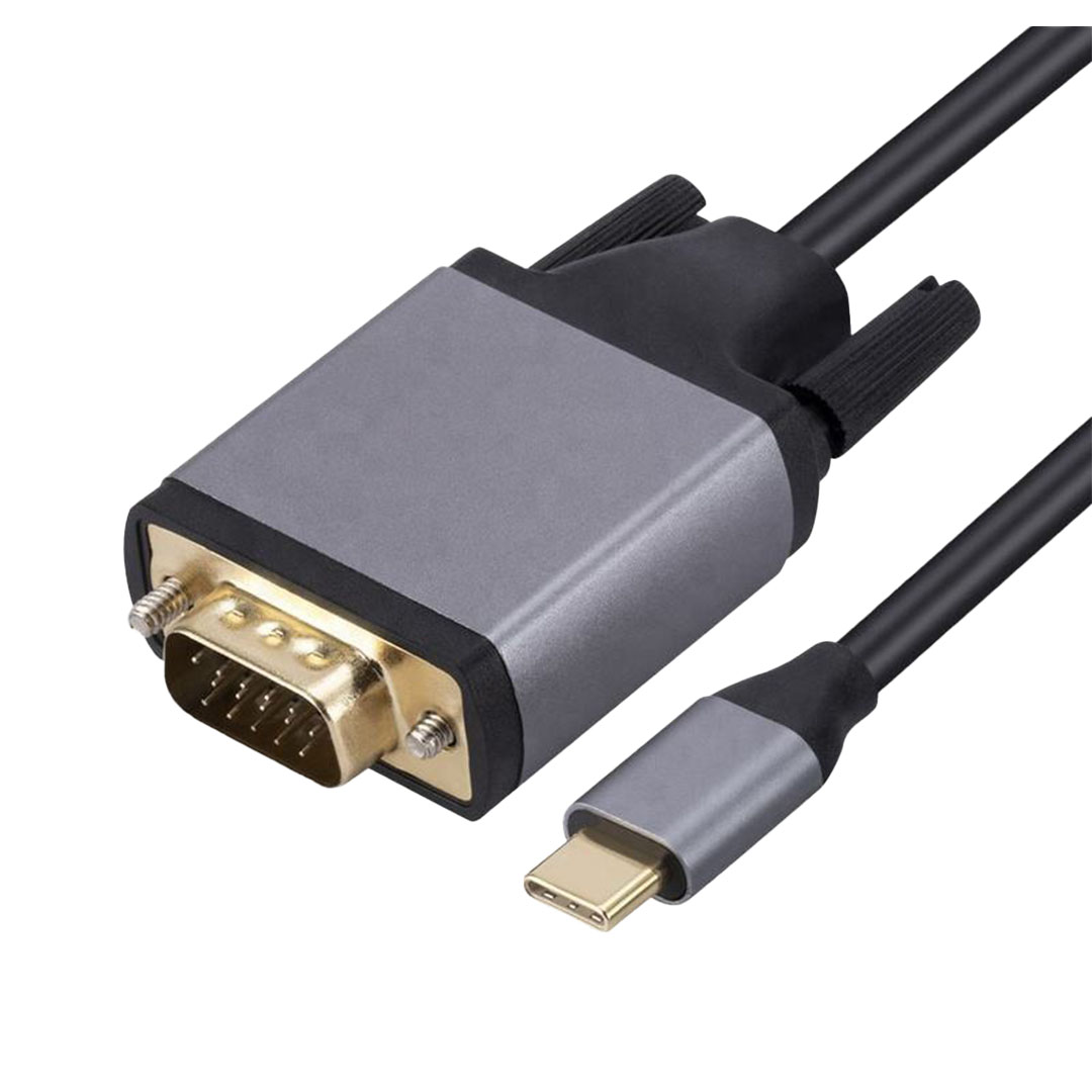 كيبل تشغيل الهاتف على الشاشة من TYPE-C الى VGA