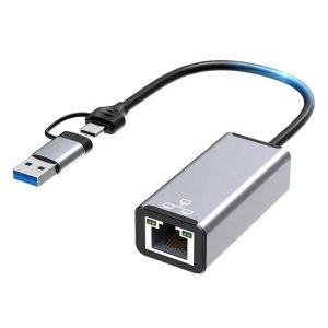 تحويل من USB - Typ-C الى شبكة ايثرنت