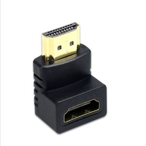 وصلة HDMI ذكر الى انثى زاوية قائمة