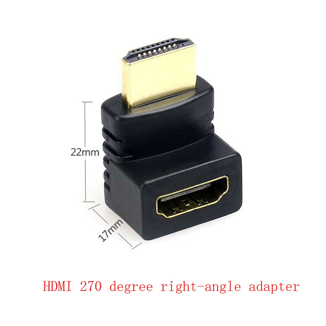 وصلة HDMI ذكر الى انثى زاوية قائمة